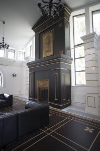 fireplace designed by Turati Boiseries