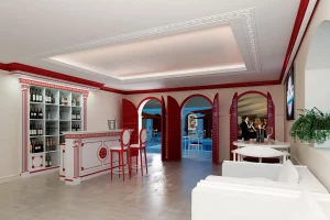 bar classico rosso campari-turati boiseries